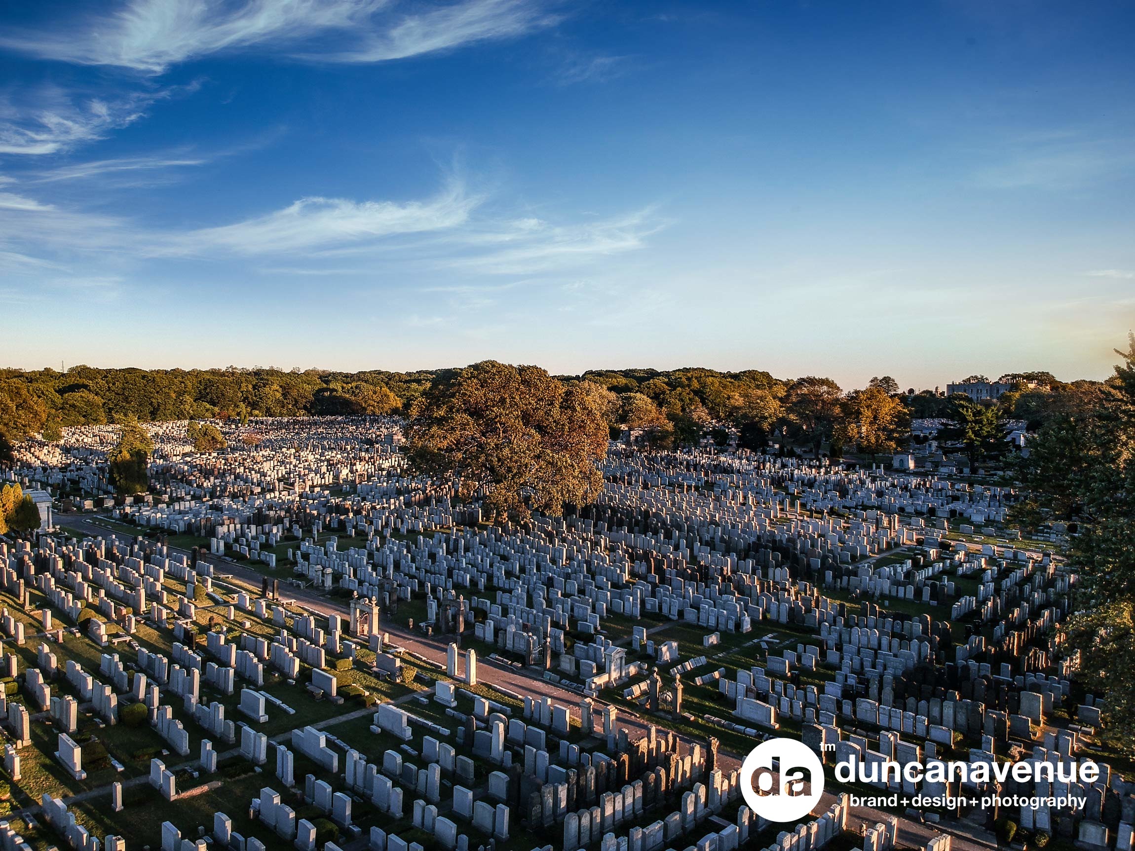 Mt. Lebanon, New York City, Queens, Cemetery - Commercial Real Estate Photography by Duncan Avenue Group