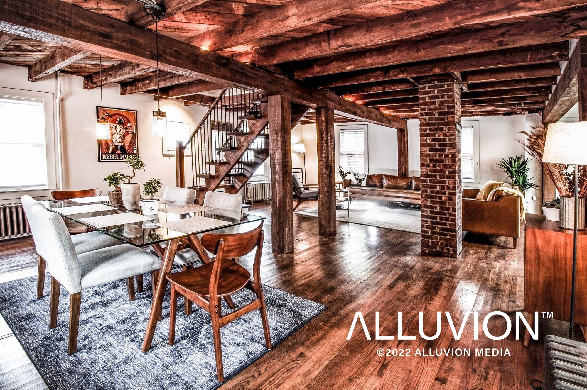Modern Rustic Airbnb Real Estate Photography in Woodstock, NY – Duncan Avenue Studios