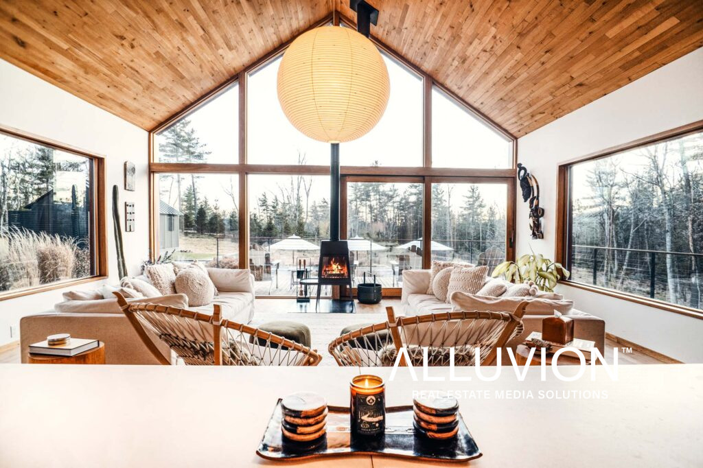 Modern A-Frame Cabin, Upstate, NY – Airbnb Listing Photography by Real Estate and Travel Photographer Maxwell Alexander